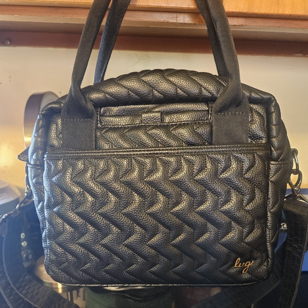 Lug Black Purse Shoulder Crossbody